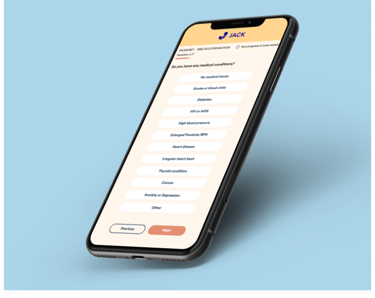 Jack Health Online Men's Health Backed by Canadian Drs